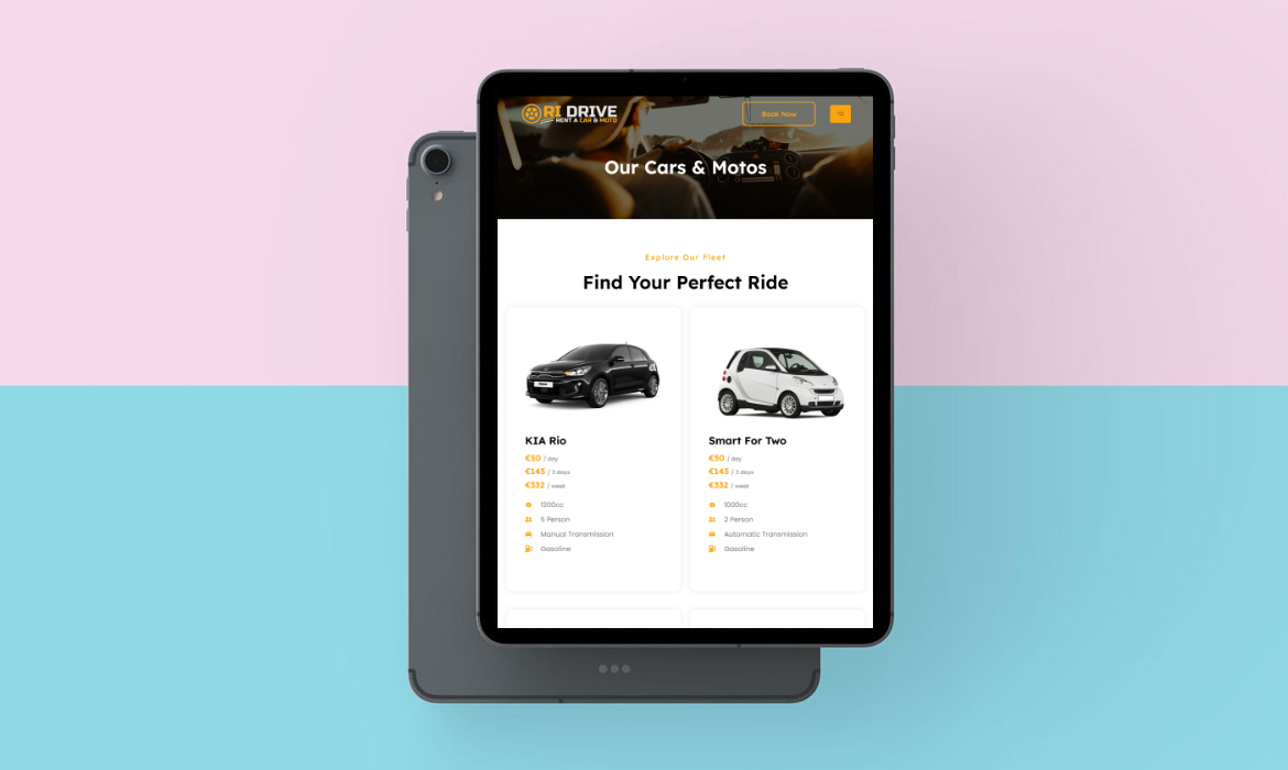 ιστοσελιδα για rent a car